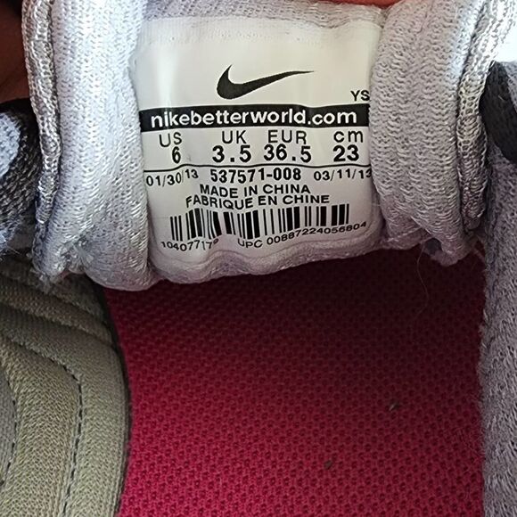 Nike Womens Downshifter 5 537571-008 Gray‎ Running Shoes Sneakers Size 6 - Picture 8 of 8